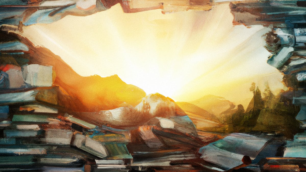 Illustrasjon: Generert ved hjelp av DALL•E 2 Er vilje til handling mulig?